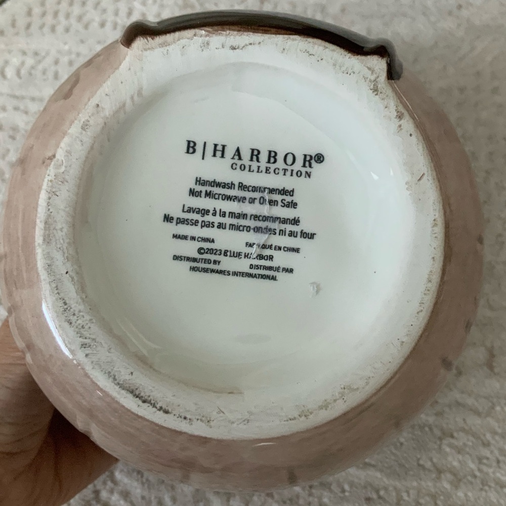 Mushroom Whimsical B HARBOUR Ceramic Canisters X 2 Set Like New Kitchen Home - Picture 16 of 16